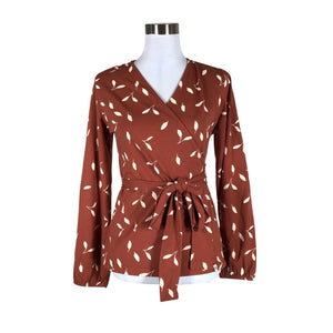 Unisex Kaiko - Trikotaažist pluus, suurus 36 - Pruun (1)