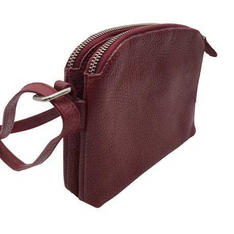 Unisex Utua - Õlakott, suurus Mini - Veinipunane (2)