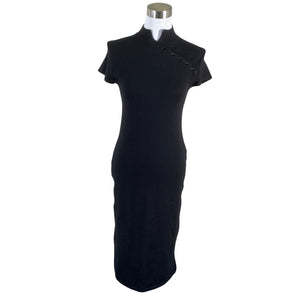 Unisex Benetton - Kootud kleit, suurus 38 - Must (1)