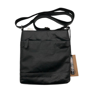 Unisex Hide Stitches - Õlakott, suurus Midi - Must (1)