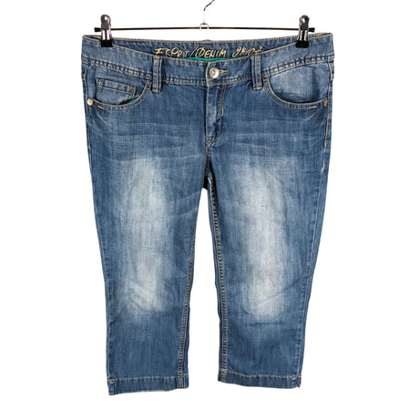 Unisex Esprit - Teksast poolpikad püksid, suurus W31 - Sinine ()
