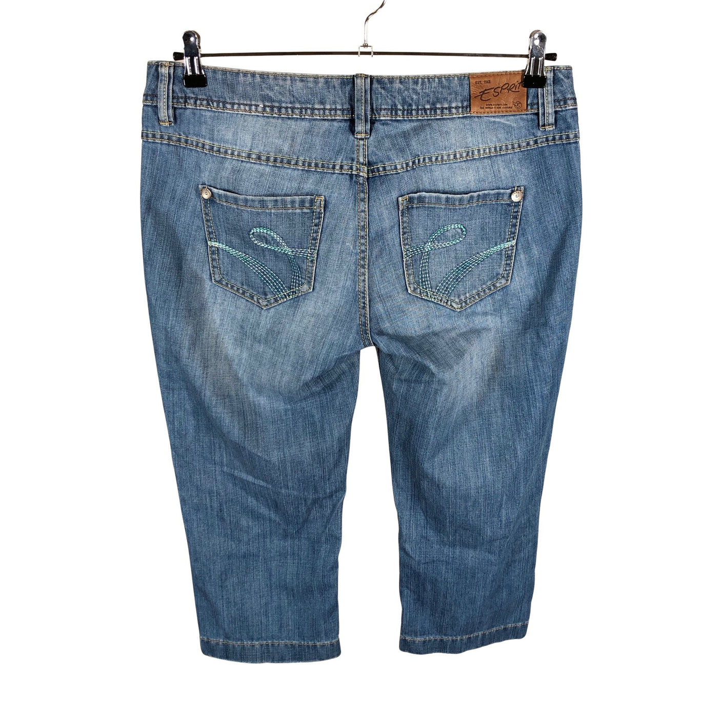 Unisex Esprit - Teksast poolpikad püksid, suurus W31 - Sinine (2)