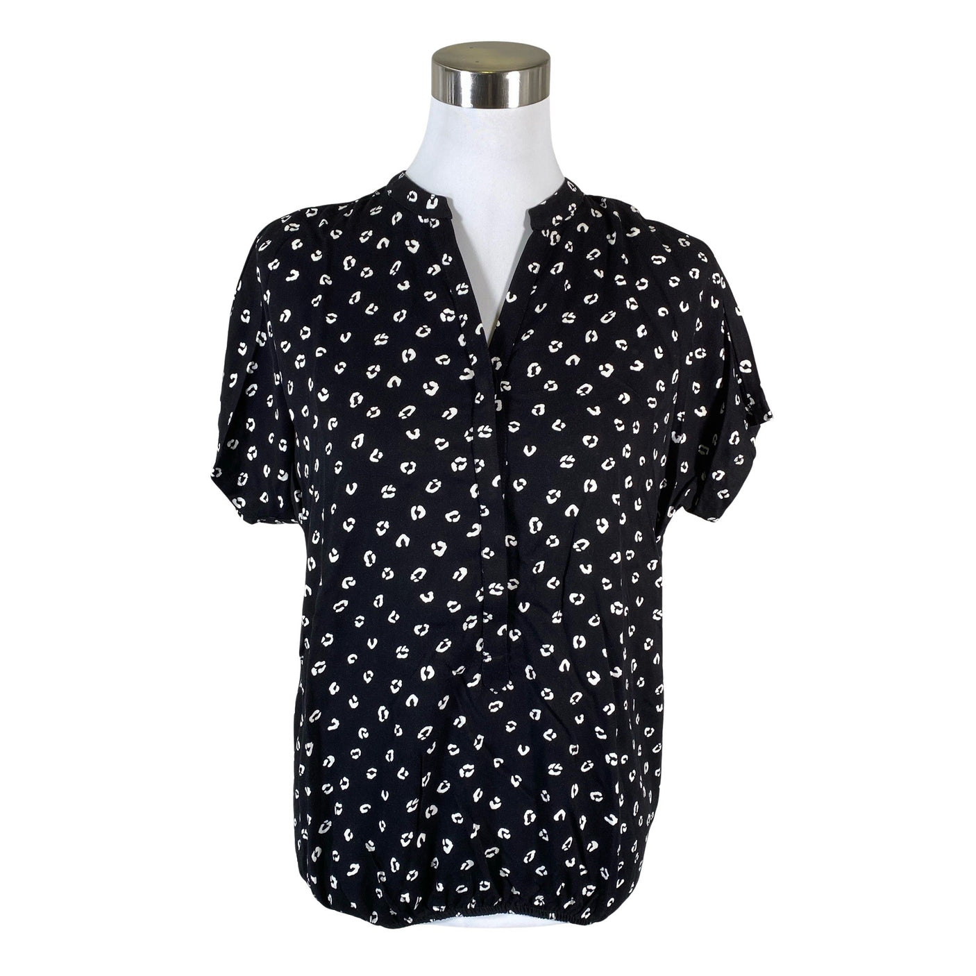 Unisex Mazine - Lühikeste käistega pluus, suurus 36 - Must (1)