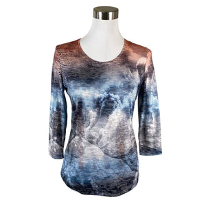 Unisex Gerry Weber - Trikotaažist pluus, suurus 36 - Sinine (1)