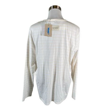 Unisex Marimekko - Trikotaažist pluus, suurus XL - Beige (2)