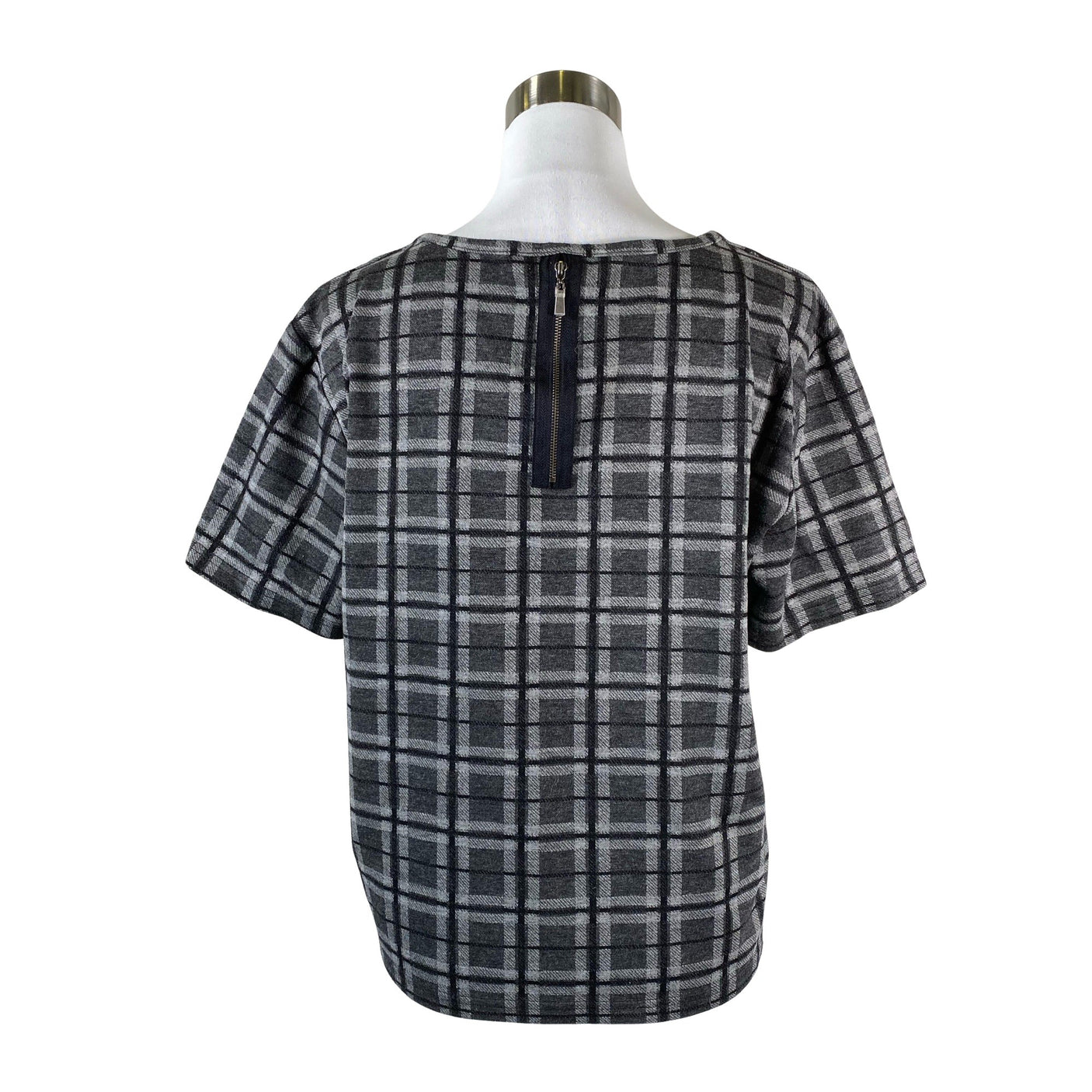 Unisex Fransa - Lühikeste käistega pluus, suurus 40 - Hall (2)