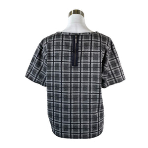 Unisex Fransa - Lühikeste käistega pluus, suurus 40 - Hall (2)