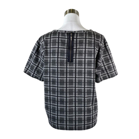 Unisex Fransa - Lühikeste käistega pluus, suurus 40 - Hall (2)