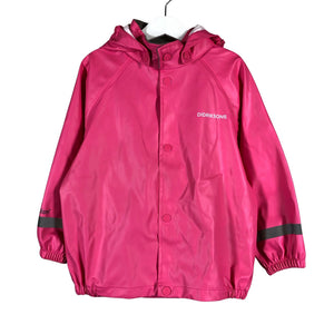 Unisex Didriksons - Vihmajope, suurus 104 - 110 - Roosa (1)