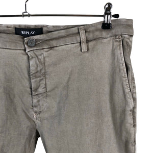 Unisex Replay - Chino-püksid, suurus W38 - Pruun (3)