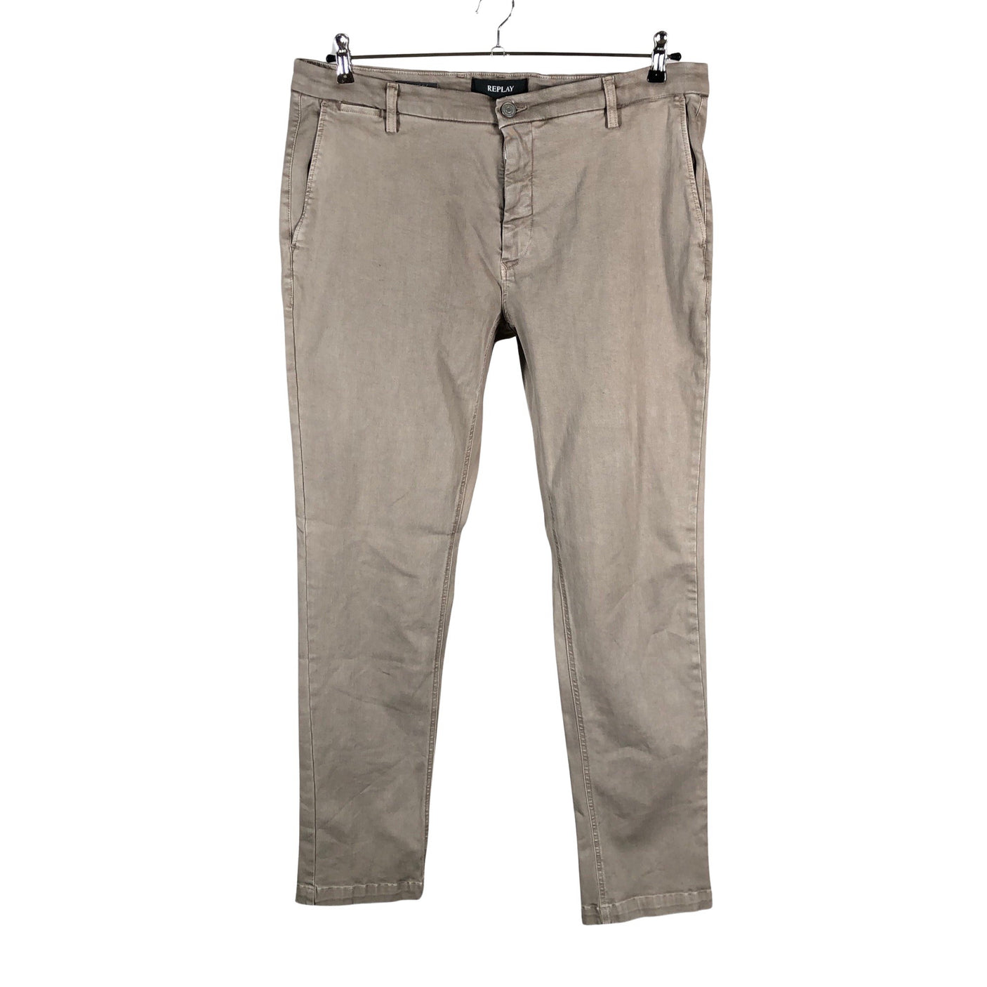 Unisex Replay - Chino-püksid, suurus W38 - Pruun (1)