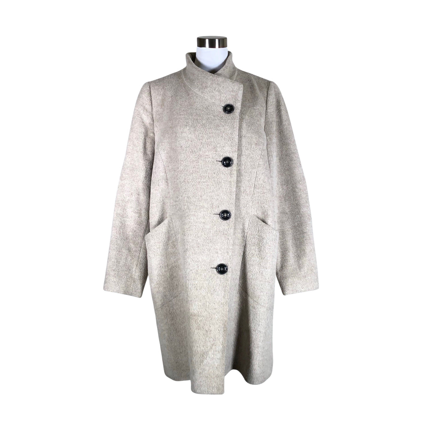 Unisex Dixi Coat - Villane mantel, suurus 40 - Beige (1)
