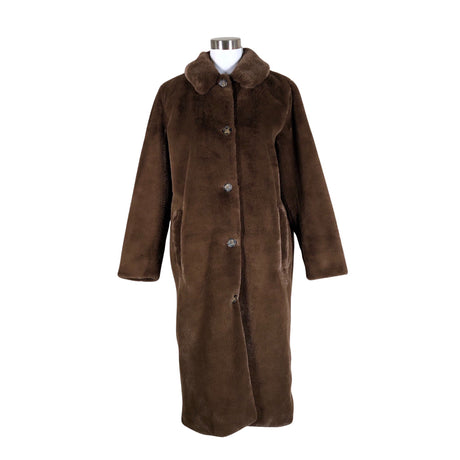 Unisex Minimum - Kunstkarusnahast mantel, suurus 36 - Pruun ()