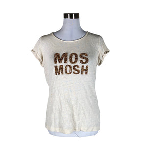 Unisex Mos Mosh - T-särk, suurus 36 - Beige (1)