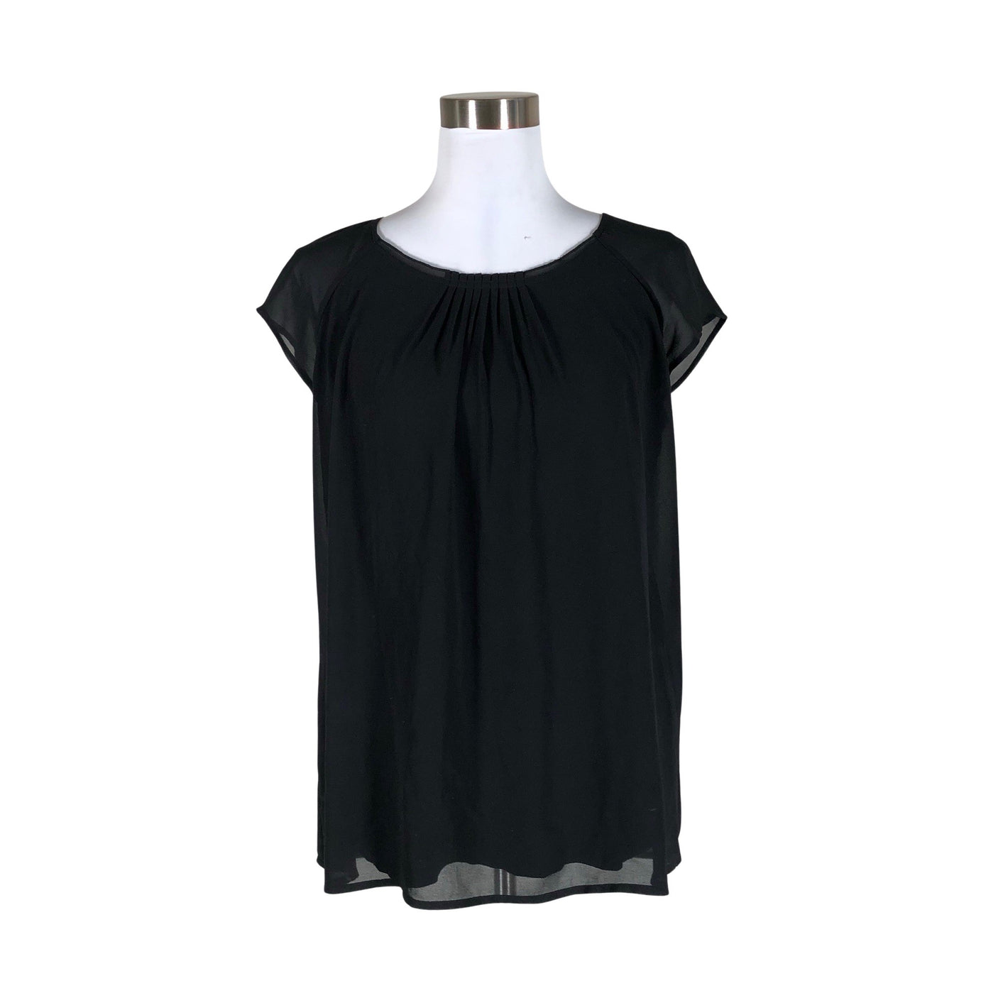 Unisex s.Oliver - Lühikeste käistega pluus, suurus 40 - Must (1)