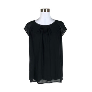 Unisex s.Oliver - Lühikeste käistega pluus, suurus 40 - Must (1)