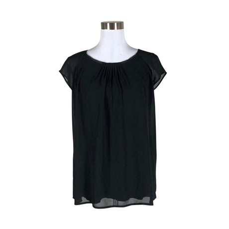 Unisex s.Oliver - Lühikeste käistega pluus, suurus 40 - Must ()