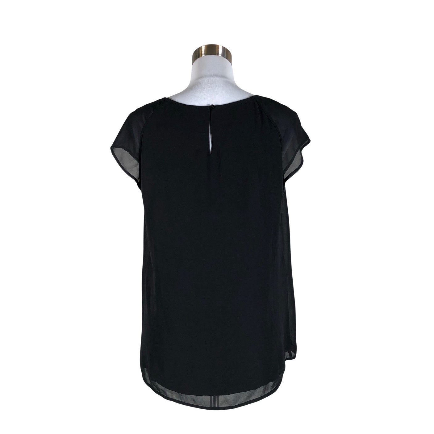 Unisex s.Oliver - Lühikeste käistega pluus, suurus 40 - Must (2)
