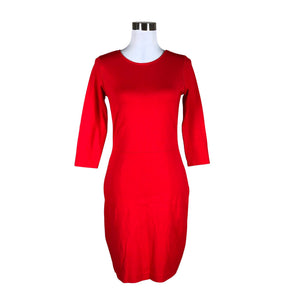 Unisex Filippa K. - Trikotaažist kleit, suurus 38 - Punane (1)