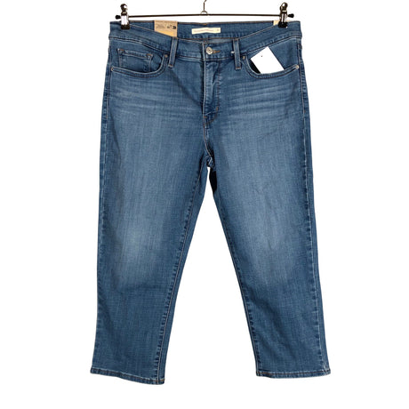 Unisex Levi's - Teksast poolpikad püksid, suurus W32 - Sinine ()