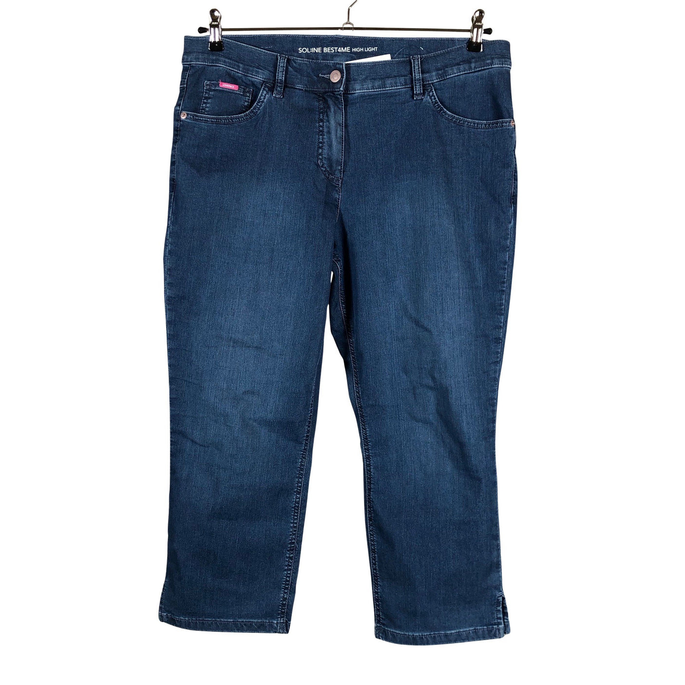 Unisex Gerry Weber - Teksast poolpikad püksid, suurus 42 - Sinine (1)