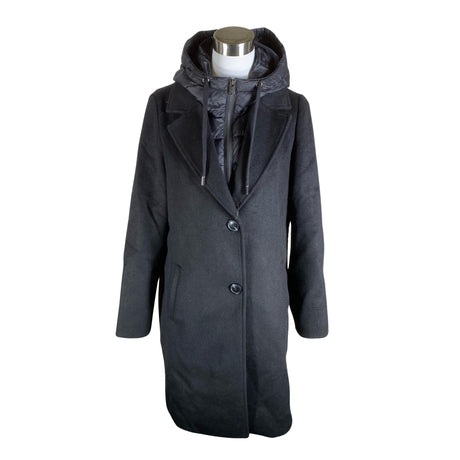 Unisex Comma - Villane mantel, suurus 38 - Must ()
