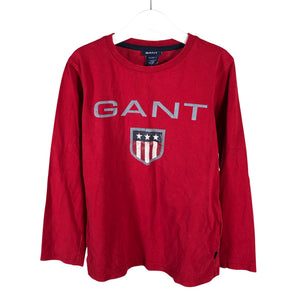 Unisex Gant - Trikotaažist pluus, suurus 122 - 128 - Punane (1)