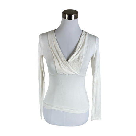 Unisex Bandolera - Trikotaažist pluus, suurus 34 - Looduslik valge ()