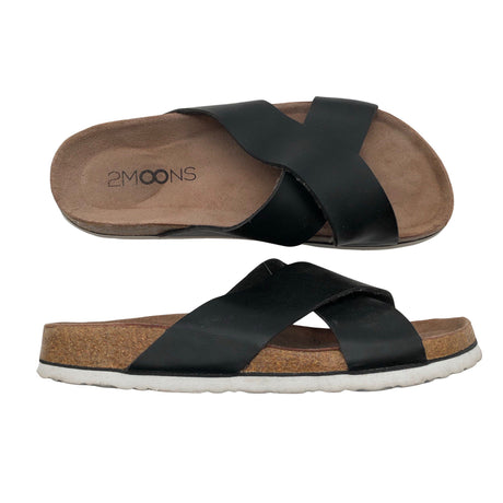 Unisex 2Moons - Rihmikud, suurus 38 - Must ()