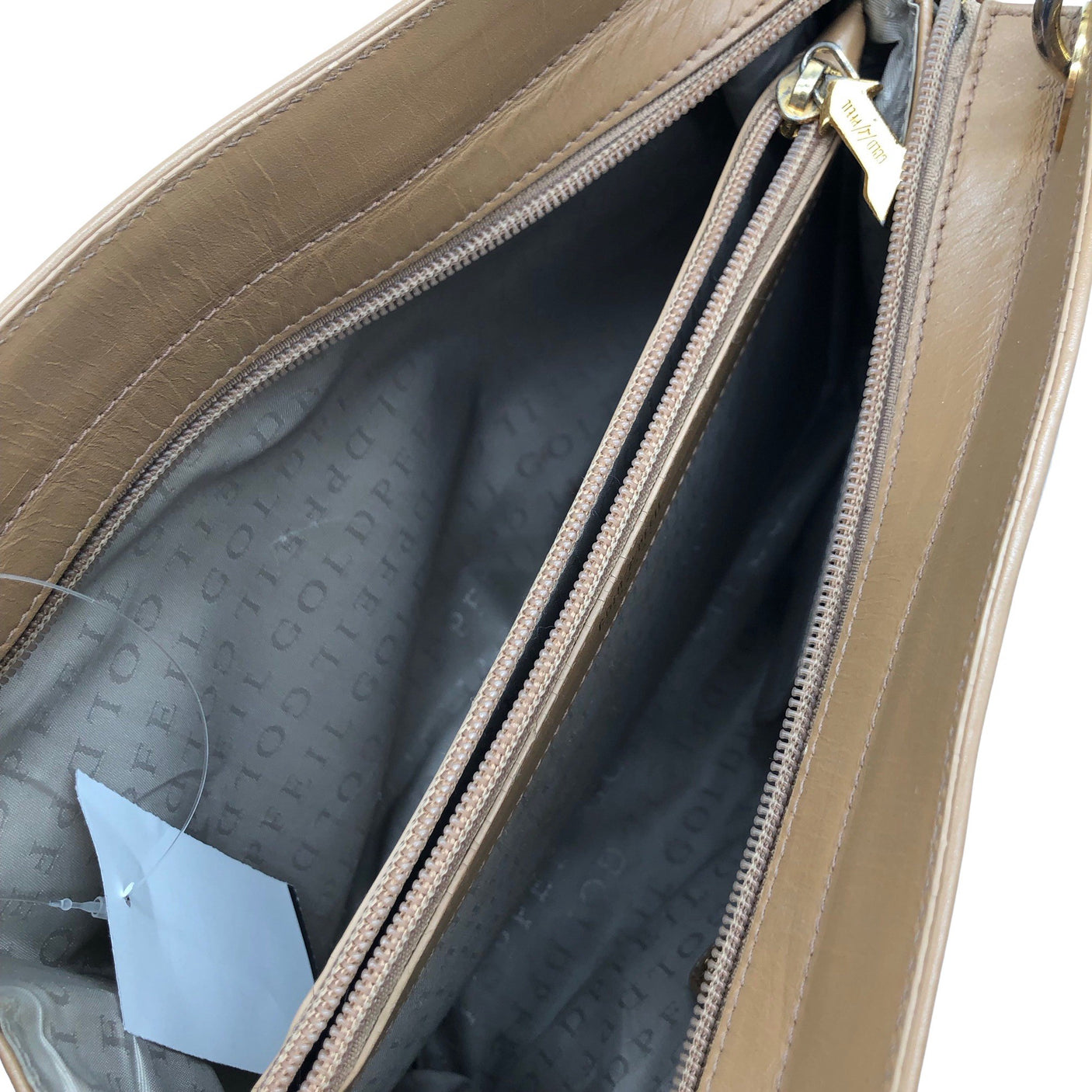 Unisex Goldpfeil - Käekott, suurus Midi - Beige (3)