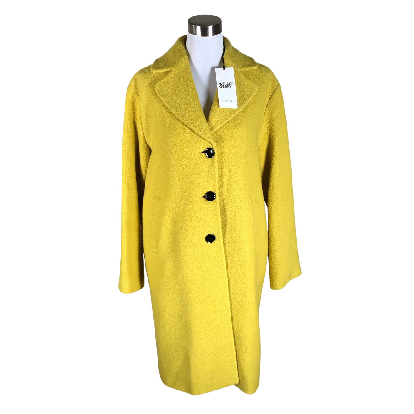 Unisex Gerry Weber - Villane mantel, suurus 38 - Kollane (1)