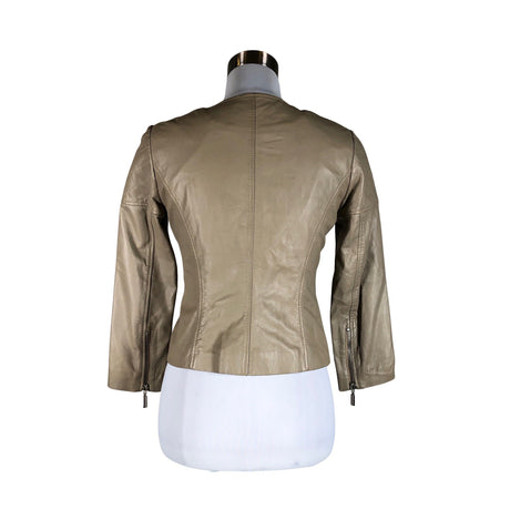 Unisex Andiata - Nahktagi, suurus 34 - Beige (2)