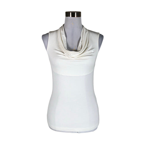 Unisex Andiata - Trikotaažist topp, suurus 36 - Looduslik valge ()
