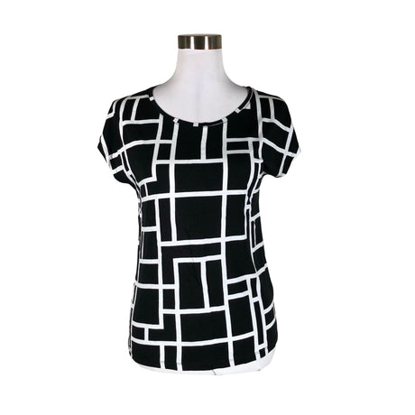 Unisex Lindex - Trikotaažist topp, suurus 36 - Must ()