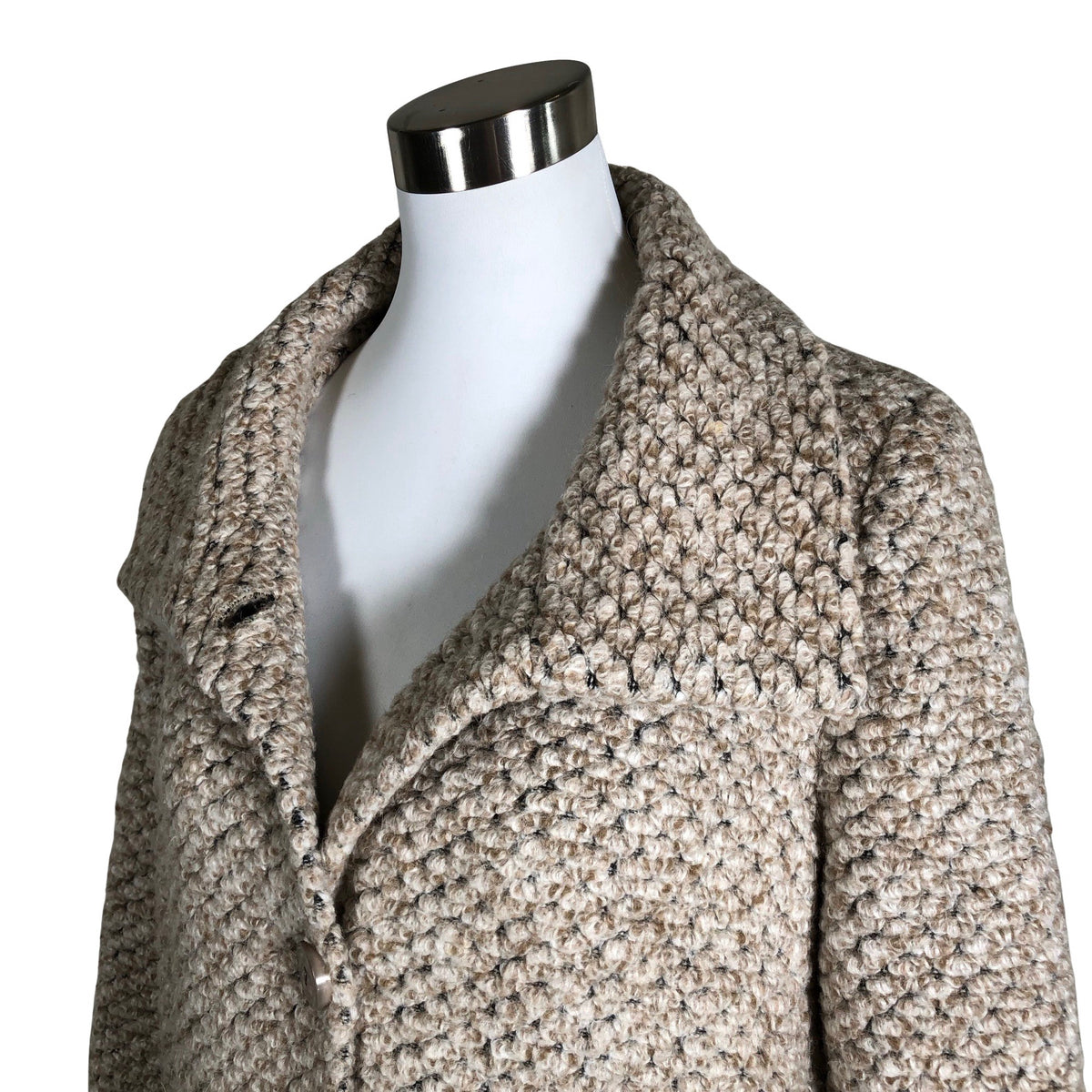Unisex Milo - Villane mantel, suurus 38 - Beige (3)