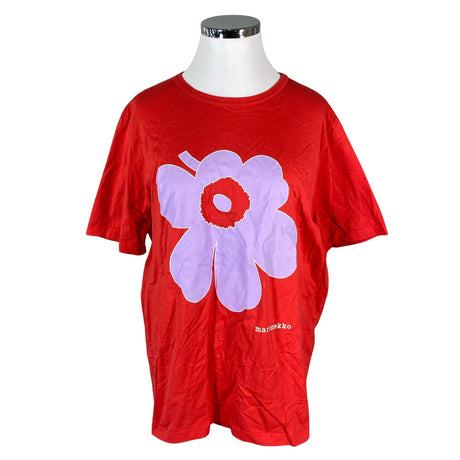 Unisex Marimekko - T-särk, suurus 44 - Punane ()