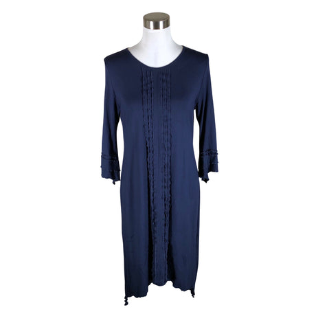 Unisex Muotikuu - Trikotaažist kleit, suurus 38 - Sinine ()
