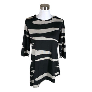 Unisex Voglia - Trikotaažist tuunika, suurus 38 - Must (1)