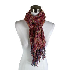 Unisex Mucros Weavers - Õhuke sall, suurus Maxi - Punane (1)