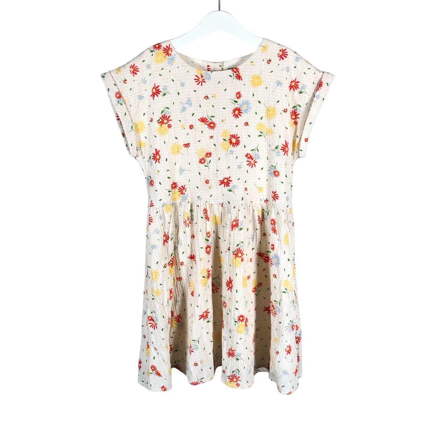 Unisex Benetton - Mitteveniv kleit, suurus 146 - 152 - Looduslik valge (1)