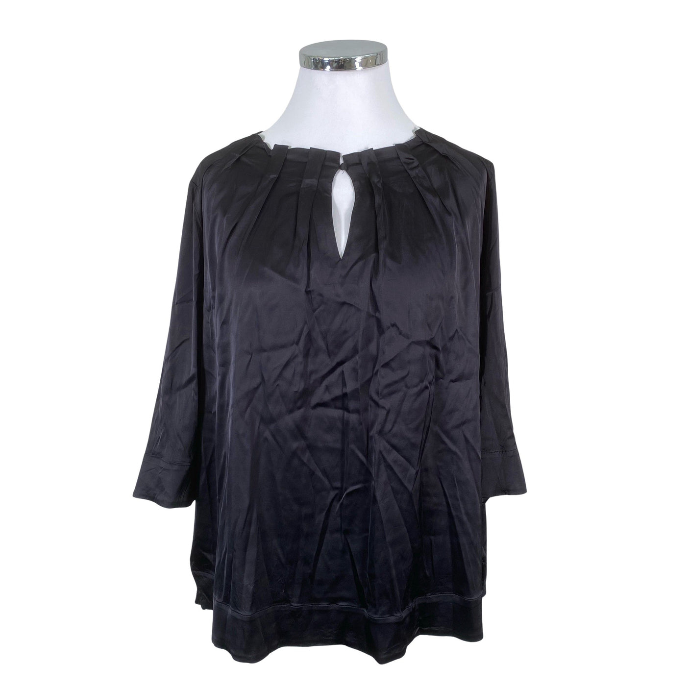 Unisex Ulla Popken - Õhuke tuunika, suurus 46 - Must (1)