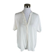 Unisex Esprit - Lühikeste käistega pluus, suurus 40 - Looduslik valge ()