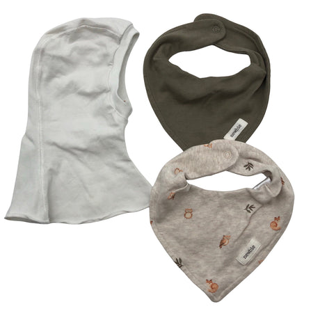 Unisex Aarrelabel - Tuukrimüts, suurus 44 - 46 cm - Valge ()