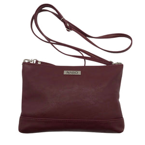 Unisex Nabo - Õlakott, suurus Mini - Veinipunane (1)