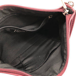 Unisex Nabo - Õlakott, suurus Mini - Veinipunane (2)