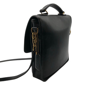 Unisex Coach - Käekott, suurus Midi - Must (2)