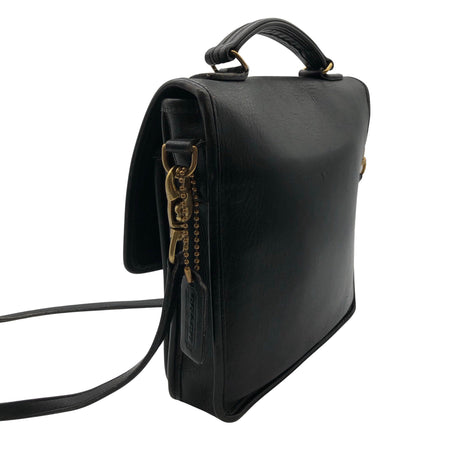 Unisex Coach - Käekott, suurus Midi - Must (2)