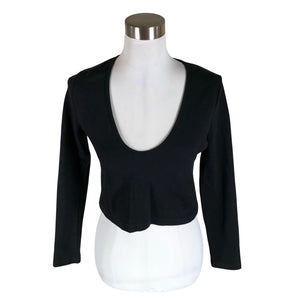 Unisex Asuyama - Trikotaažist pluus, suurus 40 - Must (1)