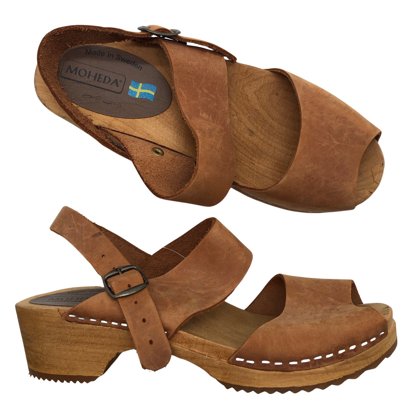 Unisex Moheda - Kontsaga rihmikud, suurus 40 - Pruun (1)