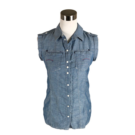 Unisex G-shirt - Topp, suurus 36 - Sinine ()
